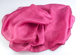 Buy a cochineal dyed silk scarf > cochineal dye.com